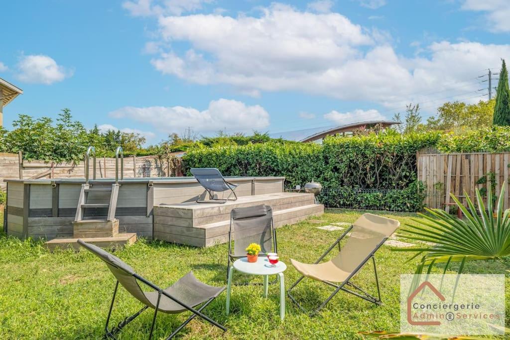 Maison A Lyon Parilly Avec Piscine, Jardin, Parking Prive & Proche Eurexpo Vénissieux المظهر الخارجي الصورة
