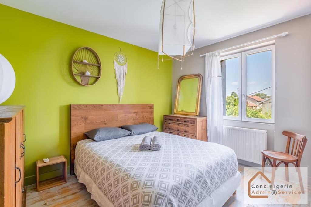 Maison A Lyon Parilly Avec Piscine, Jardin, Parking Prive & Proche Eurexpo Vénissieux المظهر الخارجي الصورة