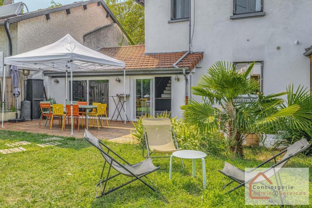 Maison A Lyon Parilly Avec Piscine, Jardin, Parking Prive & Proche Eurexpo Vénissieux المظهر الخارجي الصورة